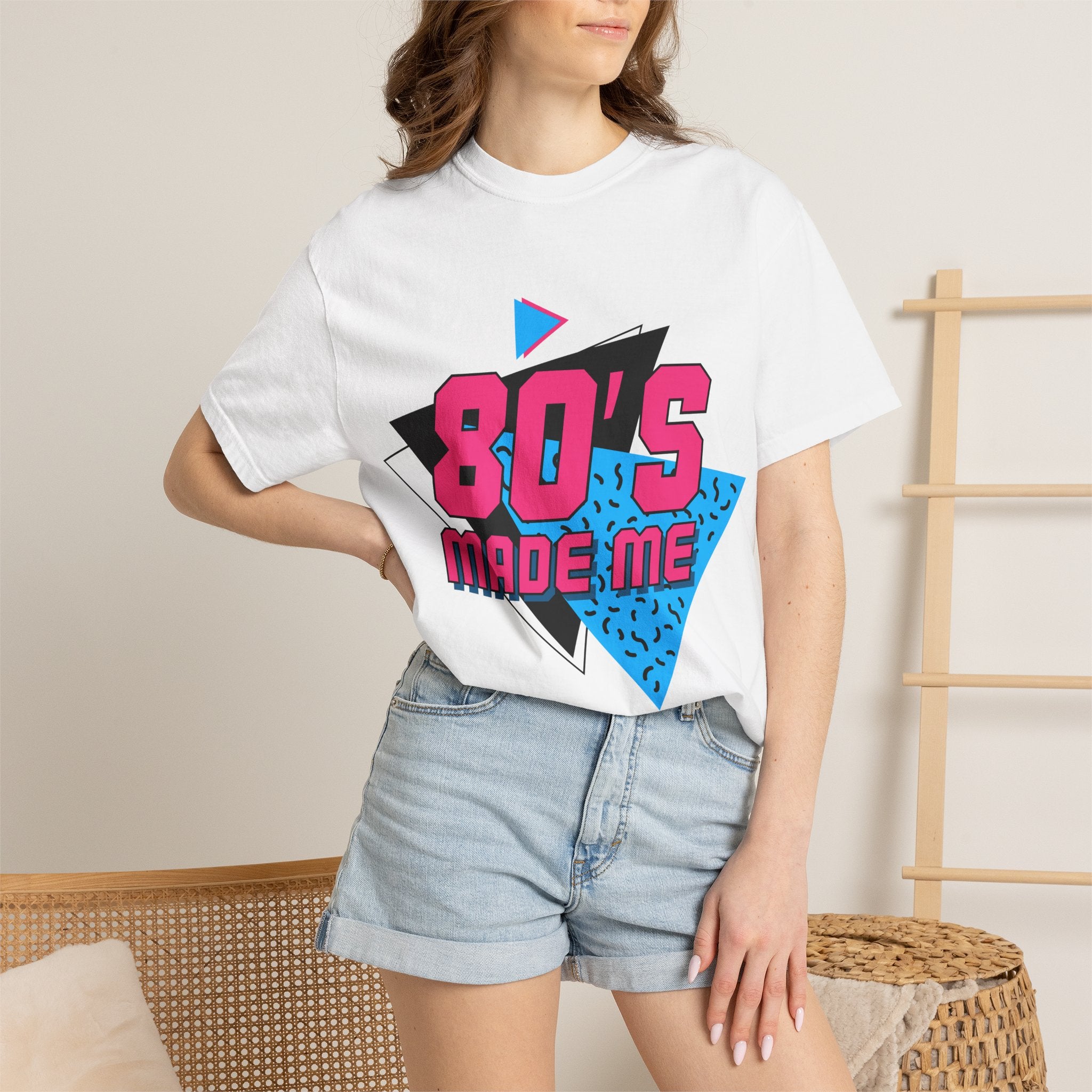 Born in the 80s T-Shirt — Big Hair, Loud Colors Retro Tee