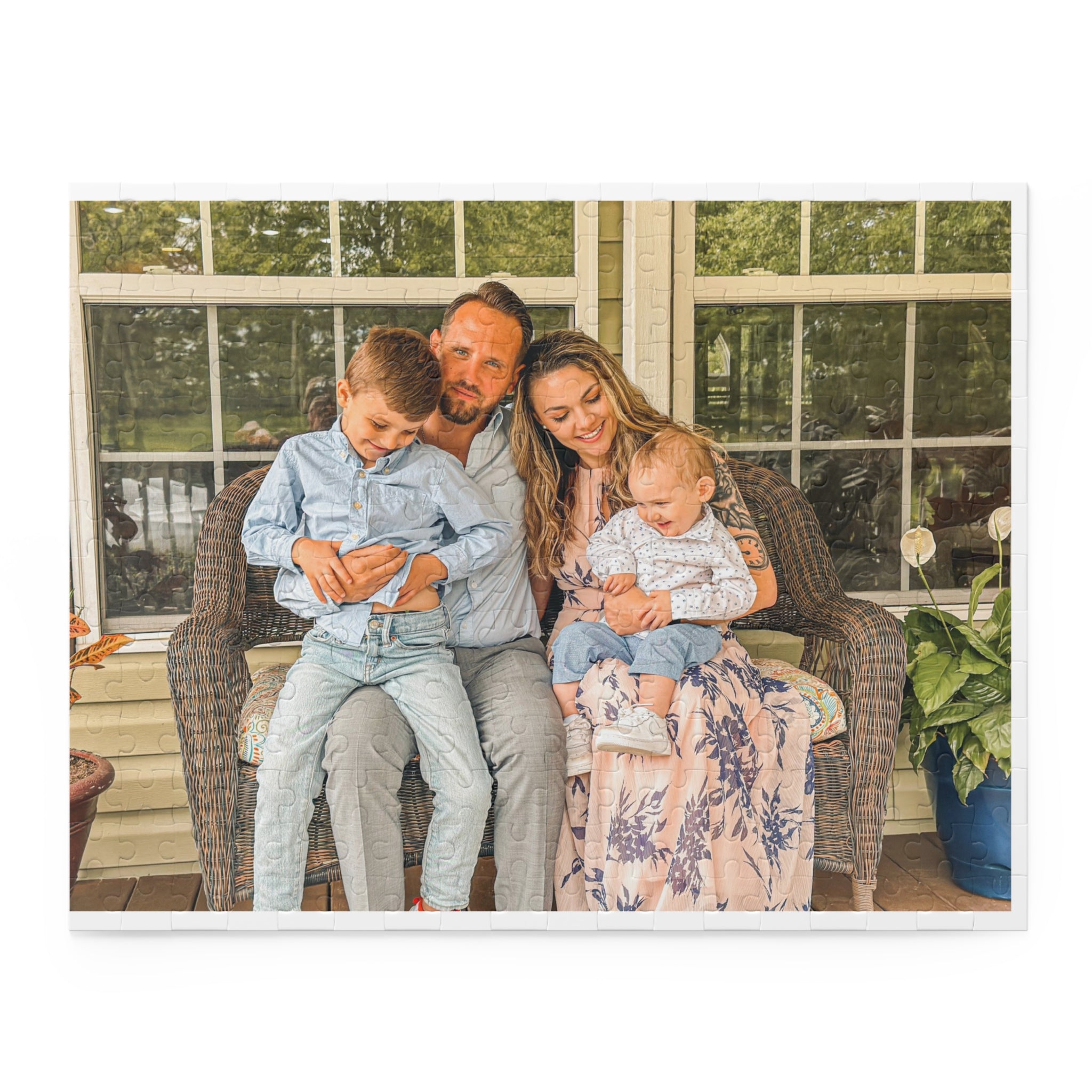 Custom Photo Puzzle — 120/252/500-Piece Personalized Jigsaw for Family Bonding