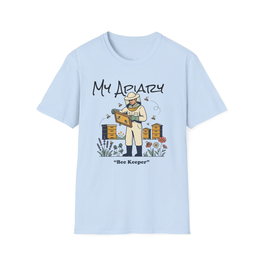 Beekeeper T-Shirt – My Apiary Illustration Tee AI generated