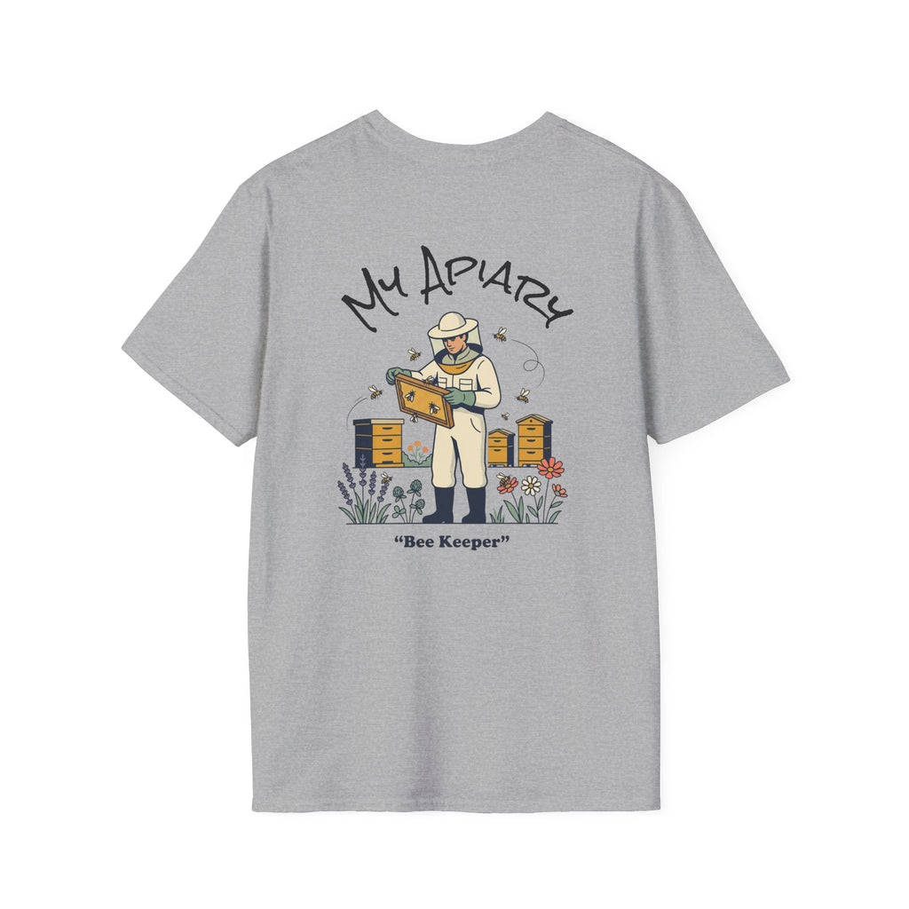 Beekeeper T-Shirt – My Apiary Illustration Tee AI generated
