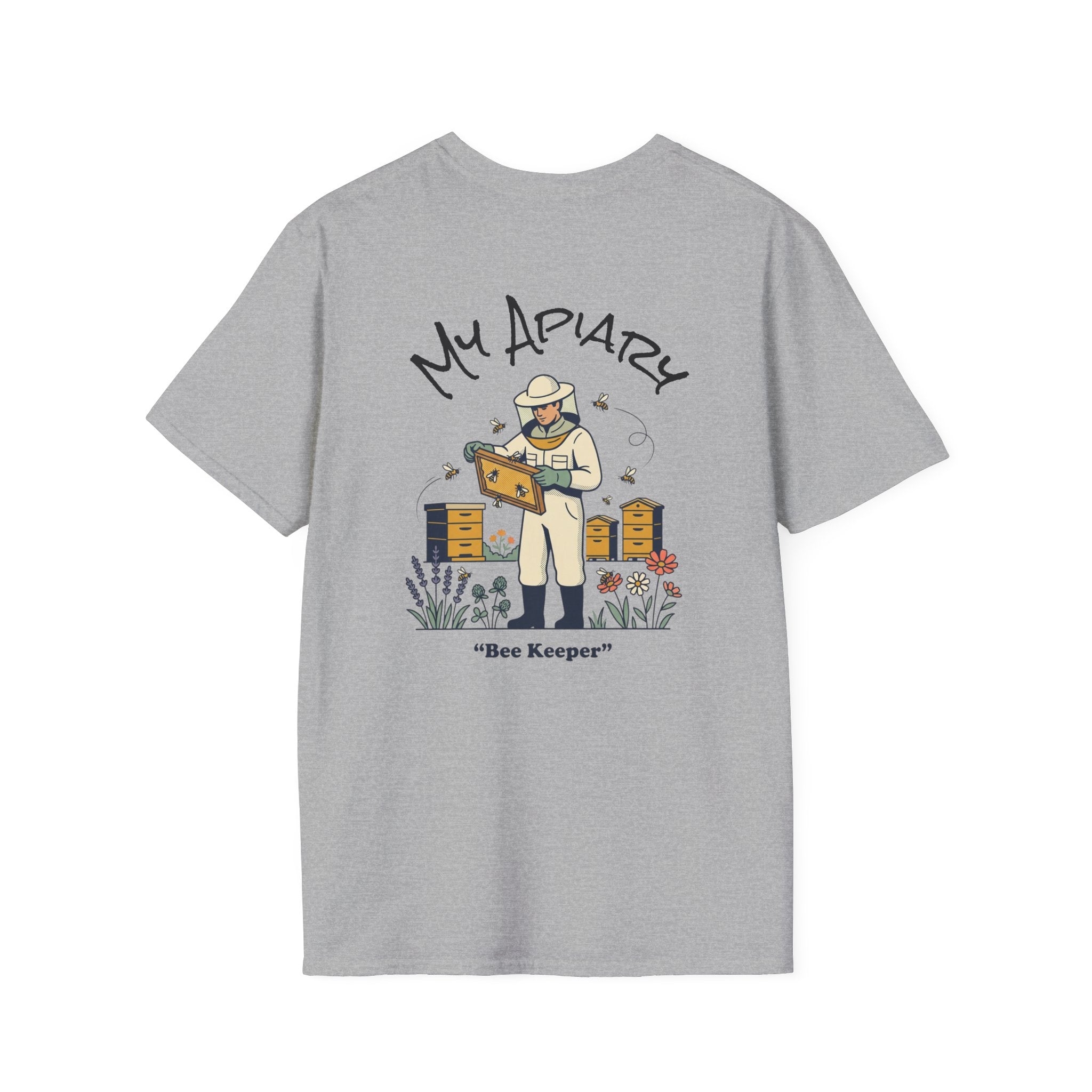 Beekeeper T-Shirt – My Apiary Illustration Tee AI generated