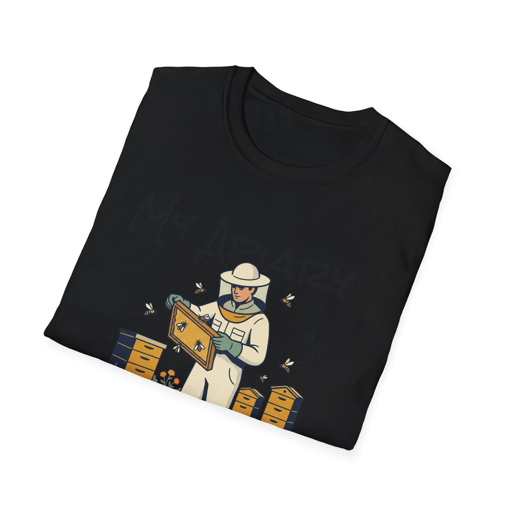 Beekeeper T-Shirt – My Apiary Illustration Tee AI generated
