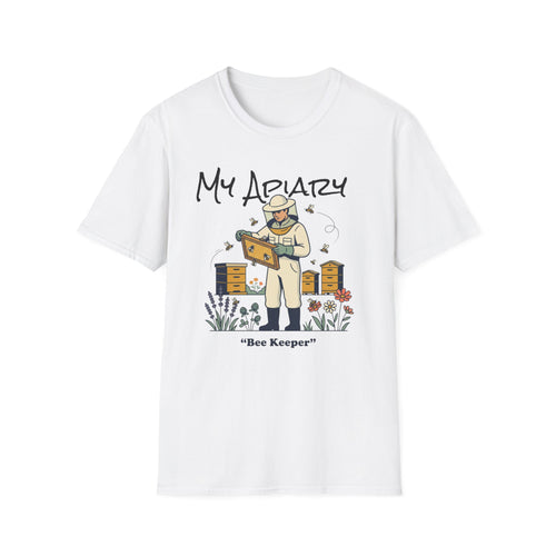 Beekeeper T-Shirt – My Apiary Illustration Tee AI generated