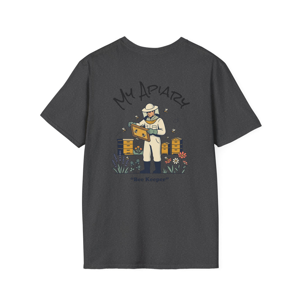 Beekeeper T-Shirt – My Apiary Illustration Tee AI generated