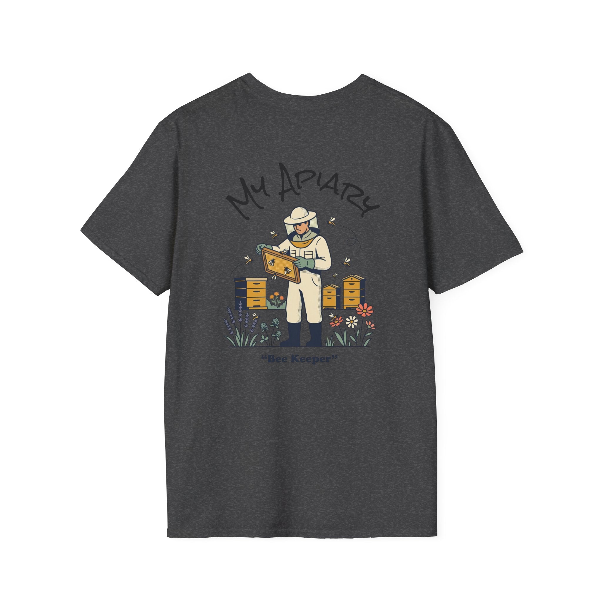 Beekeeper T-Shirt – My Apiary Illustration Tee AI generated