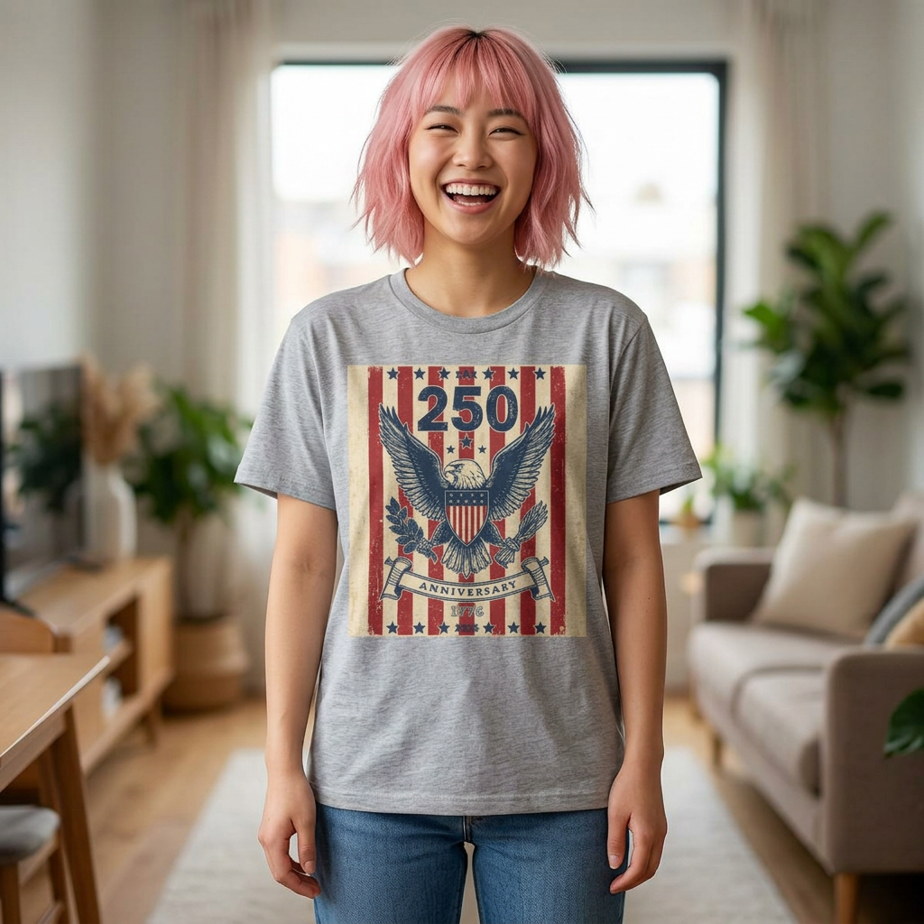 Eagle Shield T-Shirt — Vintage American Flag Patriotic Tee