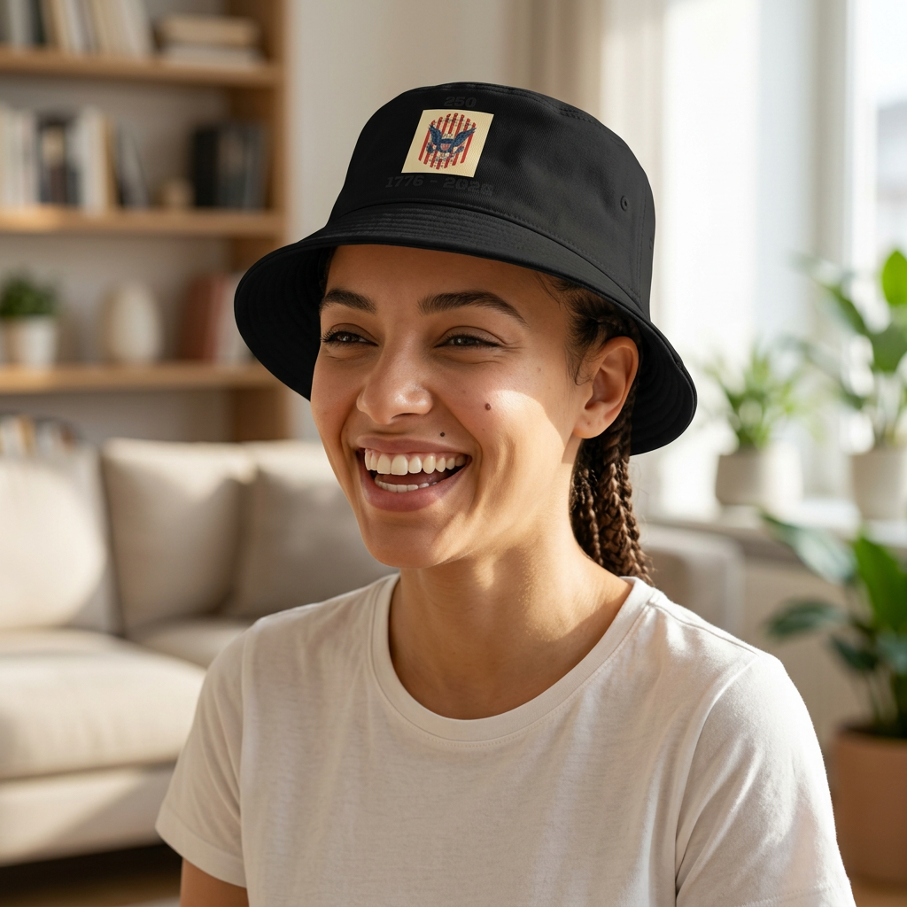 4th of July Patriotic Bucket Hat — Stay Safe from the Bright Rays