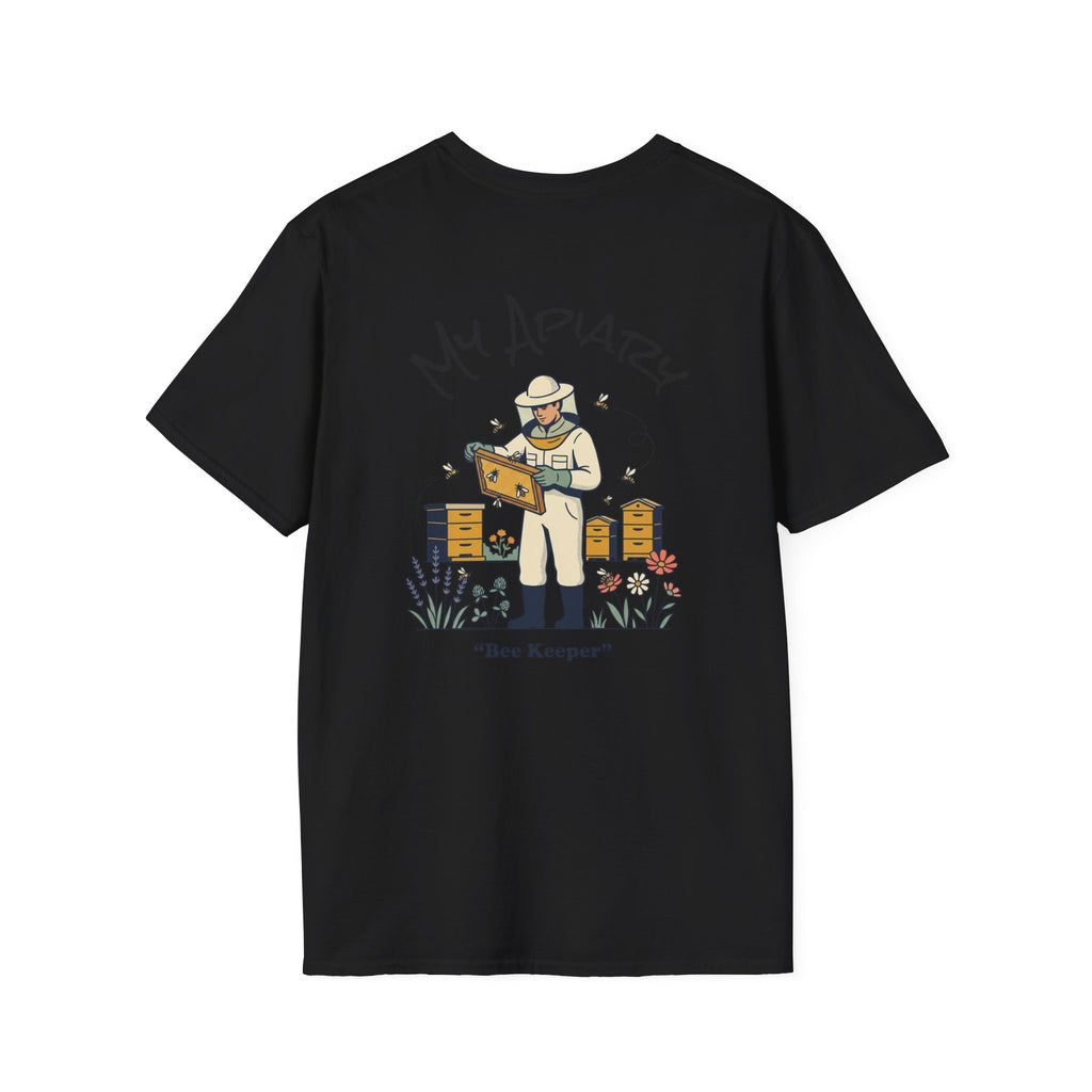Beekeeper T-Shirt – My Apiary Illustration Tee AI generated