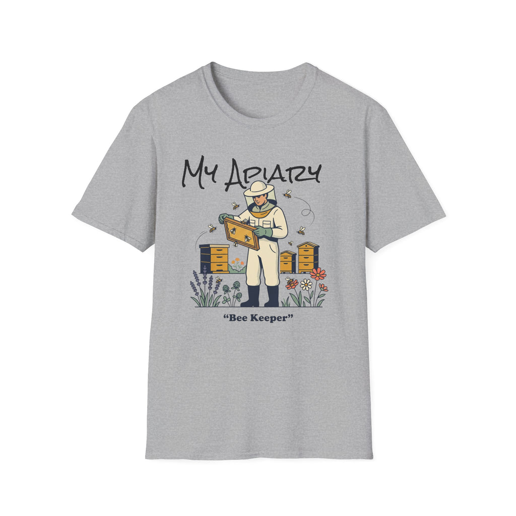 Beekeeper T-Shirt – My Apiary Illustration Tee AI generated