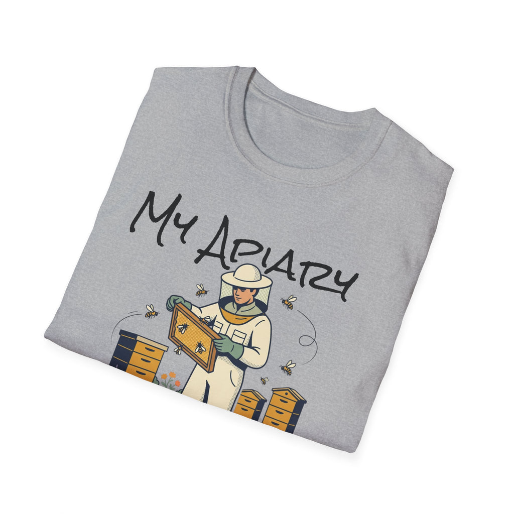 Beekeeper T-Shirt – My Apiary Illustration Tee AI generated