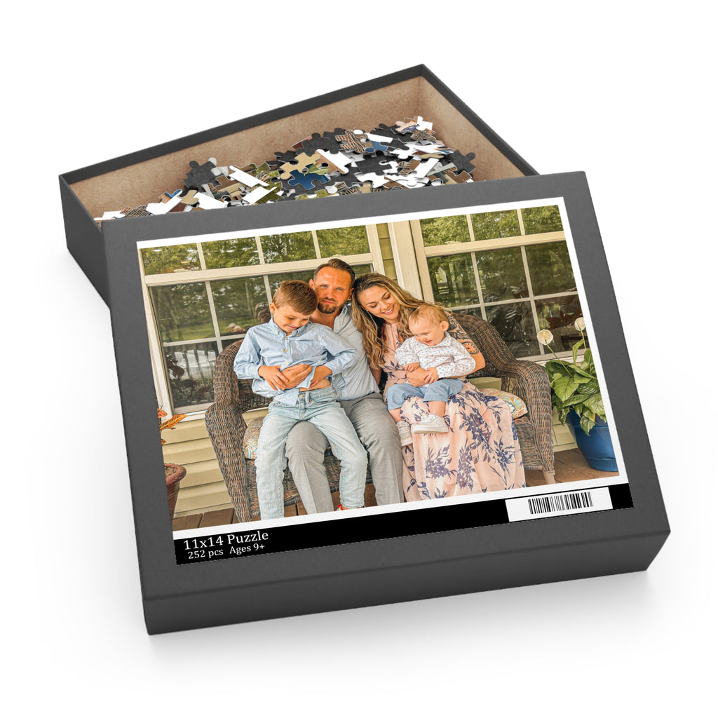 Custom Photo Puzzle — 120/252/500-Piece Personalized Jigsaw for Family Bonding