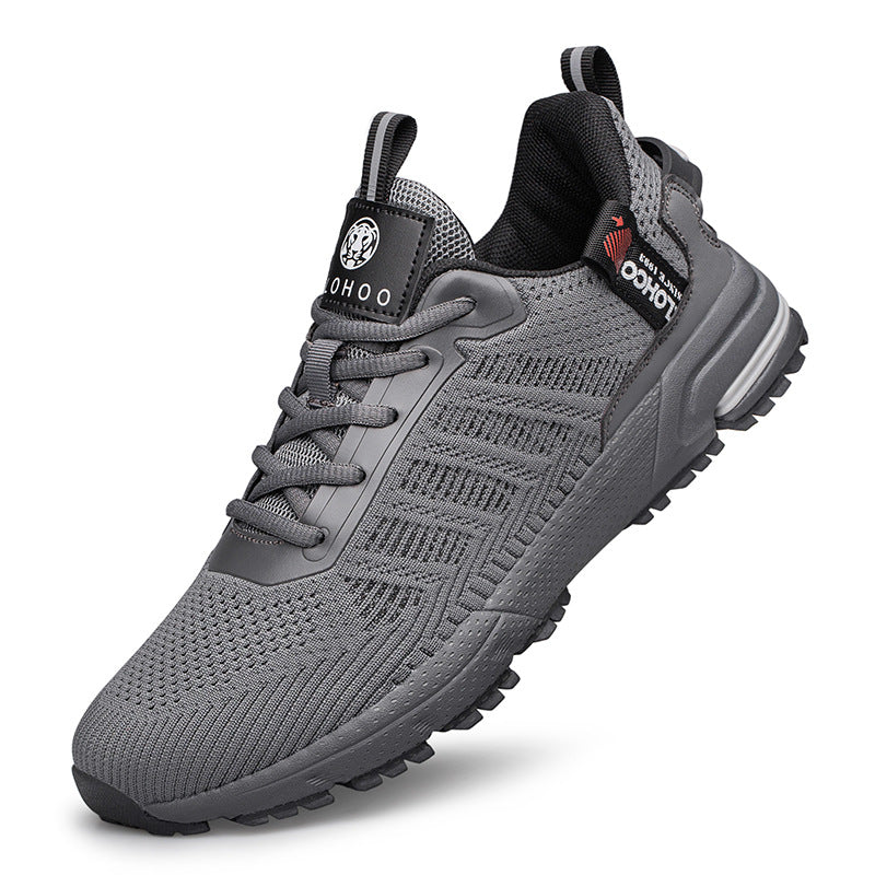 Breathable Mesh Athletic Sneakers for Men - Korean Style Casual Sports Shoes