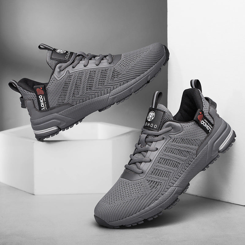 Breathable Mesh Athletic Sneakers for Men - Korean Style Casual Sports Shoes