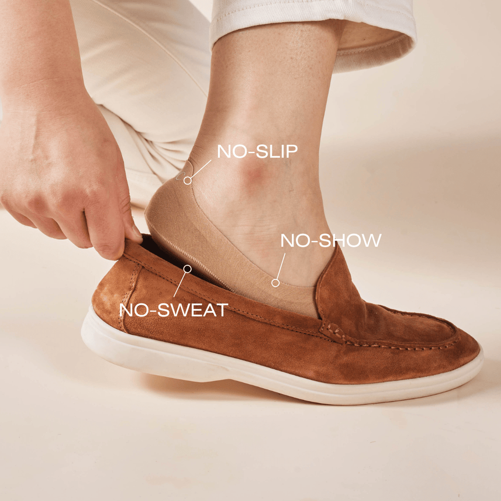 Unisex Cotton No Show Socks 3-Pack | Espresso Brown